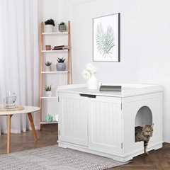 猫　トイレボックス　インテリア家具の画像