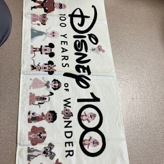 未使用　ディズニー100年記念タオルの画像