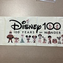 未使用　ディズニー100年記念タオルの画像