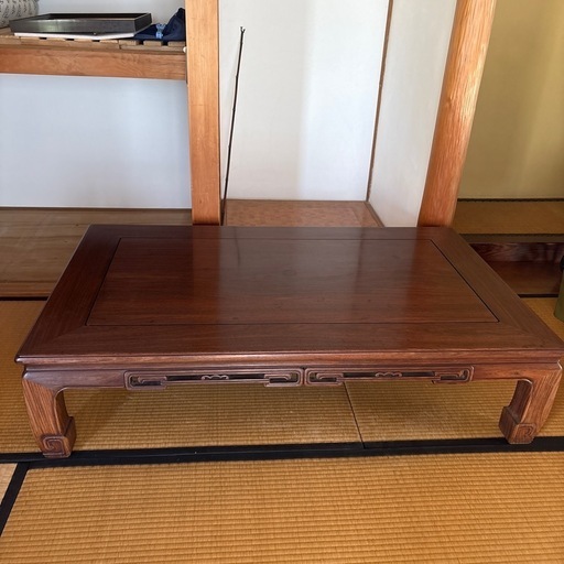 紫檀　生漆仕上げ　座卓