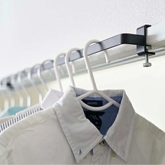 山崎実業　室内物干しハンガーバー タワー　ブラック　【品番：05620】の画像