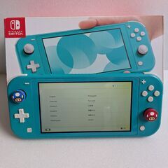 任天堂switchlLite ターコイズ　中古品の画像