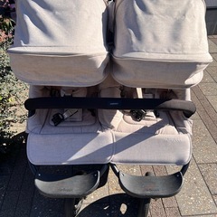 付属品多数有！エアバギーココダブル　双子ベビーカーの画像