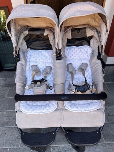 付属品多数有！エアバギーココダブル　双子ベビーカー