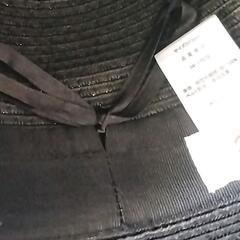 新品未使用　2ozトゥーオンス　春夏用　調節可能　ハット　黒　57.5センチの画像