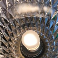 アンティークな硝子ランプ🕯️の画像