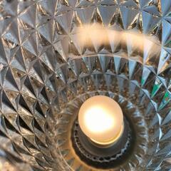 アンティークな硝子ランプ🕯️の画像