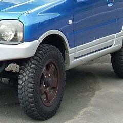 ジムニー // マッドタイヤ 6.50-R16 / アルミホイール 16inch 5.5J 5H PCD139.7+20の画像