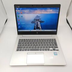 フルHD 美品★ 13.3 HP ノートPC EliteBook 830G6 Core i5-8265U windows11 pro 16GB SSD512GB  カメラあり オフィス (B759)の画像