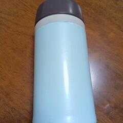 ステンレス 水筒 タンブラー　 350ml  水色　男女兼用  ...