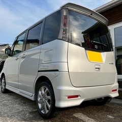 Bluetoothナビ付き☆特別仕様車☆月々9千円〜分割払い可❗️ 車検2年付き！【名義変更代込み】大人気☆スズキ パレットSW☆Bluetoothナビ付き☆走行中DVD見れます☆ETC付き☆両側電動スライドドア☆ドラレコ☆スマートキー☆フルオートエアコン☆純正アルミ☆事故修復歴無し☆そのまま乗って帰れます‼️の画像
