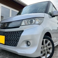 Bluetoothナビ付き☆特別仕様車☆月々9千円〜分割払い可❗️ 車検2年付き！【名義変更代込み】大人気☆スズキ パレットSW☆Bluetoothナビ付き☆走行中DVD見れます☆ETC付き☆両側電動スライドドア☆ドラレコ☆スマートキー☆フルオートエアコン☆純正アルミ☆事故修復歴無し☆そのまま乗って帰れます‼️の画像
