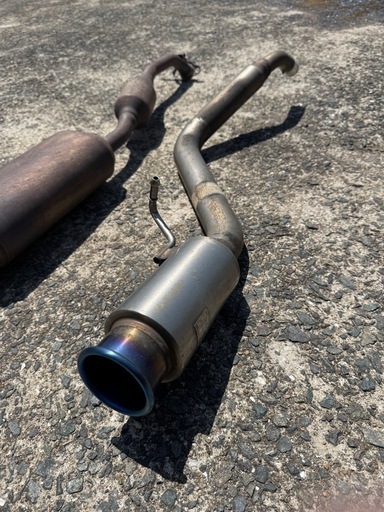 アルトワークス HA36S マフラー フジツボ 純正中間セットで