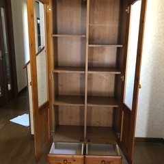 リビング用本棚　　アンティーク調の画像