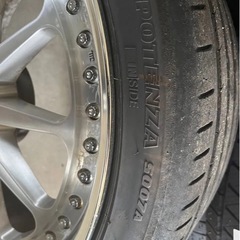 お値下げ致しました☺️レクサス　LS600hL 4本セット ラジアルタイヤ ホイールセットの画像