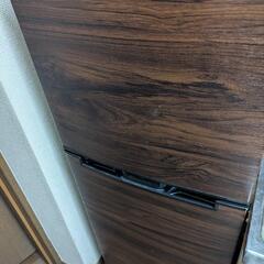 冷蔵庫 2ドア 138L ドア付け替え可能 474mm×498mm×1282mm