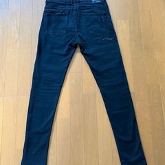 『Cook jeans』クックジーンズ ダメージ ブラック の画像