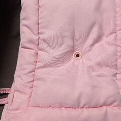 防災頭巾　女の子　ピンク　カバーつきの画像
