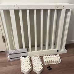 木製ベビーサークル ドア付き