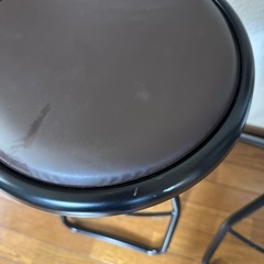 早い者勝ち！2個組み！折り畳みハイチェアの画像