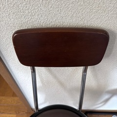 早い者勝ち！2個組み！折り畳みハイチェアの画像