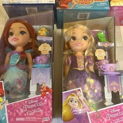 ディズニー　プリンセス　ドール人形　ラプンツェル　エルサ　アリエル　ベル　エレナ　の画像