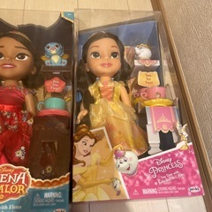 ディズニー　プリンセス　ドール人形　ラプンツェル　エルサ　アリエル　ベル　エレナ　の画像