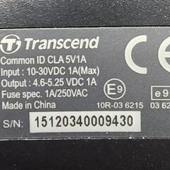 【トランセンド】ドライブレコーダー＜アマゾン16000円相当＞の画像