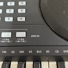 ONETONE 電子ピアノ　黒　　OTK-61の画像