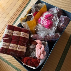毛糸　差し上げます