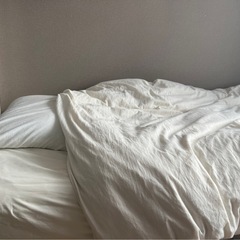 シングル　ベッド　脚付マットレス　ポケットコイル　（洗えるカバー　の画像