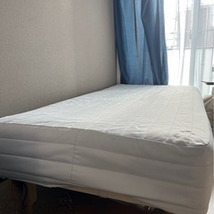 シングル　ベッド　脚付マットレス　ポケットコイル　（洗えるカバー　の画像
