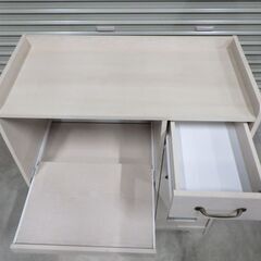 レンジボード レンジ台 白家具 ホワイト カウンターボードの画像