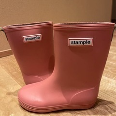 stample 青 長靴 18.0cmの画像