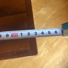 木製ダイニングテーブル　伸縮式の画像