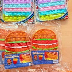 プッシュポップバーガー&ポテト&レインボー16個まとめの画像