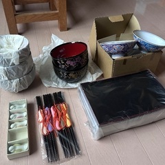 茶碗、お椀、おぼん、箸置きセット