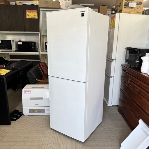 【お買い得‼️】シャープ 2020年製 280Lノンフロン冷凍冷蔵庫 プラズマクラスター搭載 メガフリーザー ホワイト♪