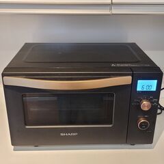 シャープ オーブンレンジ フラットタイプ 黒 