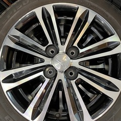 ダイハツ 15インチ純正タイヤホイールセット【リサイクルマート下関店】の画像