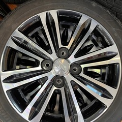 ダイハツ 15インチ純正タイヤホイールセット【リサイクルマート下関店】の画像