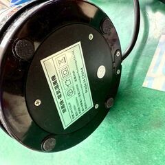 タワーファン セラミックヒーター AM-018JR リモコン付きの画像