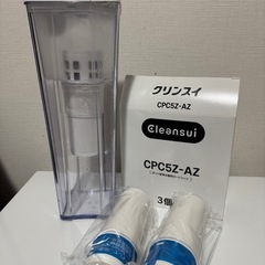 三菱ケミカル・クリンスイ浄水器とカートリッジの画像