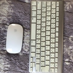 Appleのワイヤレスキーボードとマウスセットの画像