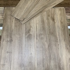 値下げしました断捨離　リアル木目柄　サンゲツフロアタイル15枚リノベーションリフォームクッションフロアの画像