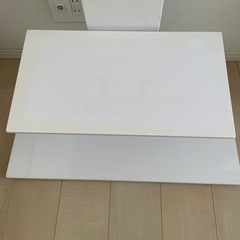 【美品】壁掛け風テレビ台（棚板つき）の画像