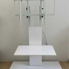 【美品】壁掛け風テレビ台（棚板つき）の画像