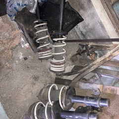 シルビア S14 純正ショック HKSダウンサス
