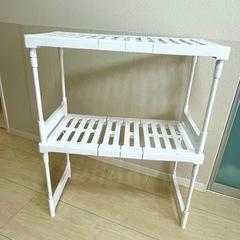 【ほぼ未使用】2個セット !!! ニトリ たて横伸縮押し入れ整理ラック CHSの画像