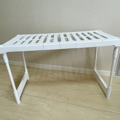 【ほぼ未使用】2個セット !!! ニトリ たて横伸縮押し入れ整理ラック CHSの画像